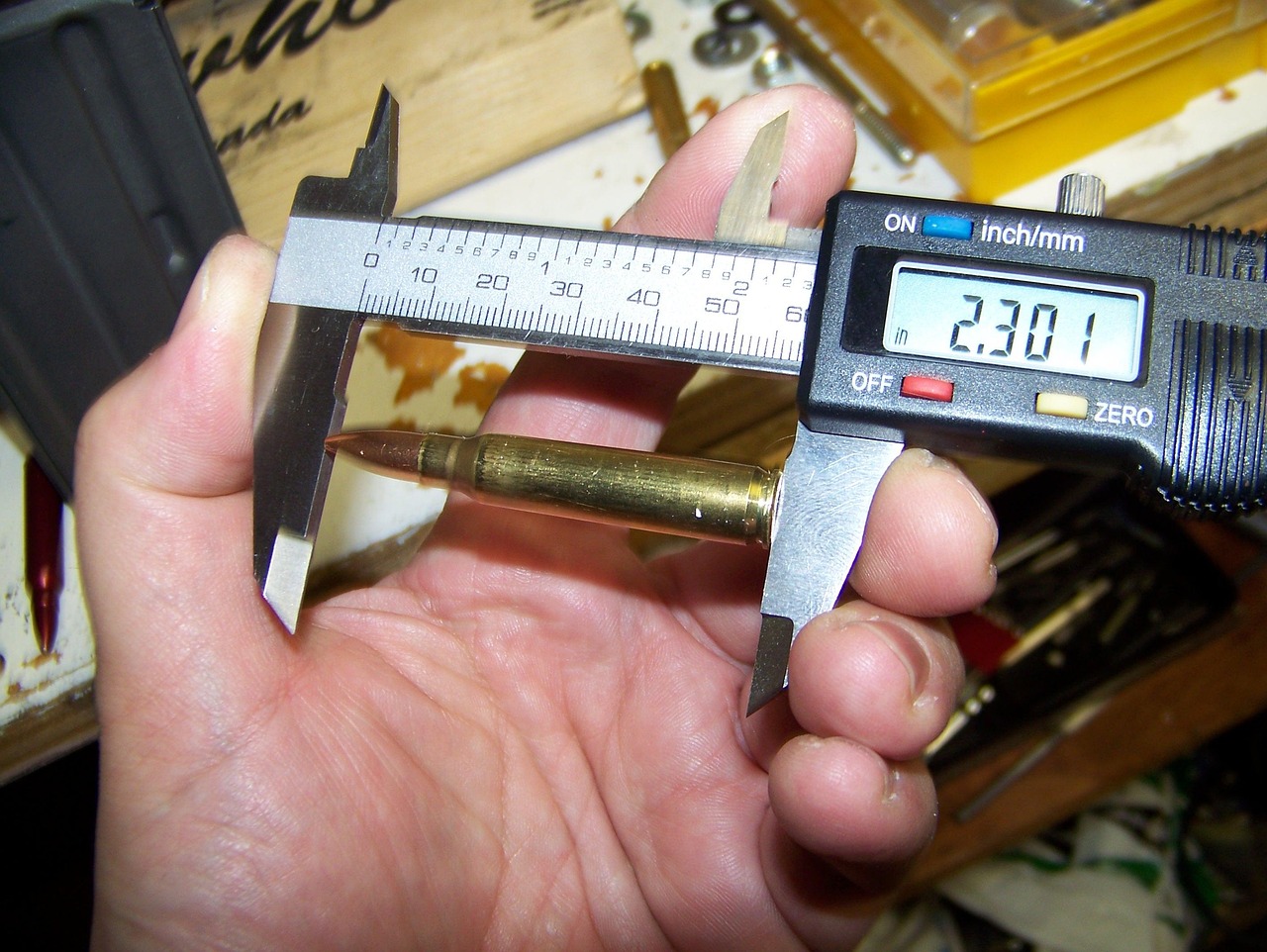 wildcat, caliber, ar15, ar, 6x45, bullet, measure, measuring, instrument, equipment, measurement